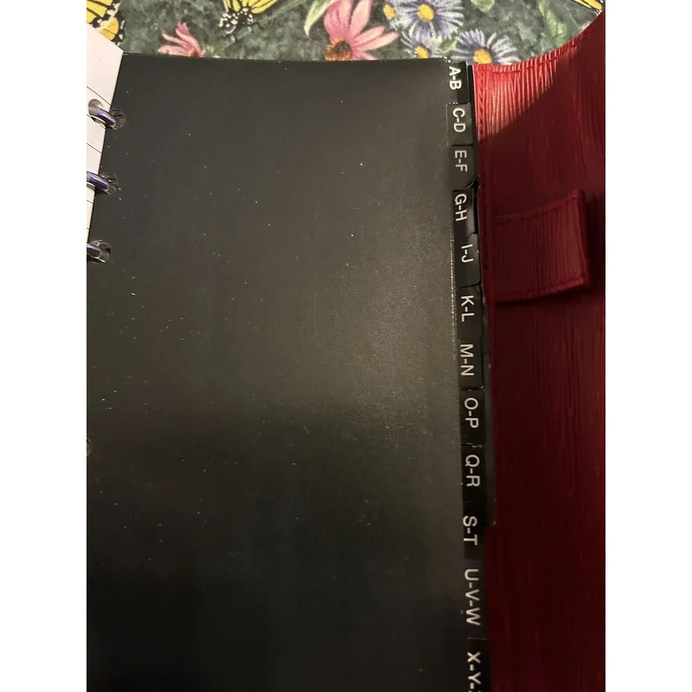 Vtg Book Of Days Planner / Diary / Journal / Address cigarettes ad Tri-fold 2001